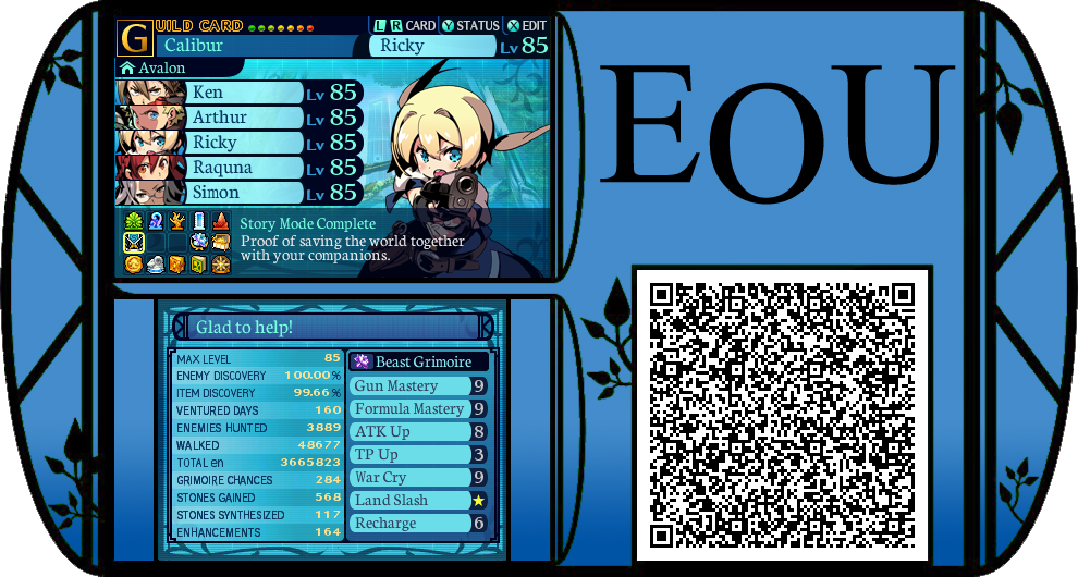 Are there any special or rare etrian odyssey untold the millennium girl qr codes? Discover hidden rare finds for your unique playthrough!