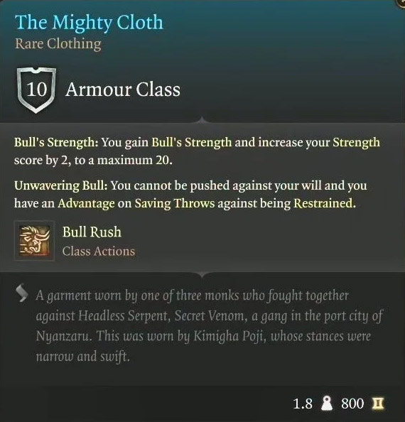 How to use bg3 mighty cloth effectively in combat? (Simple tips to make the most of this gear)