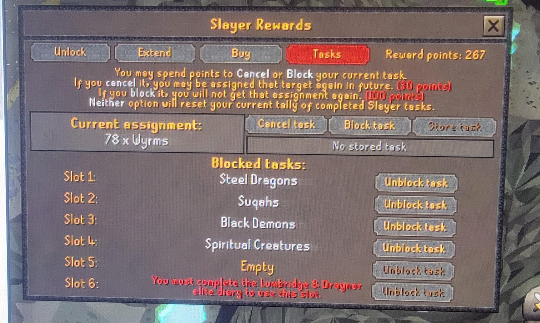 Understanding the osrs duradel block list? Learn which tasks to avoid for better slayer.