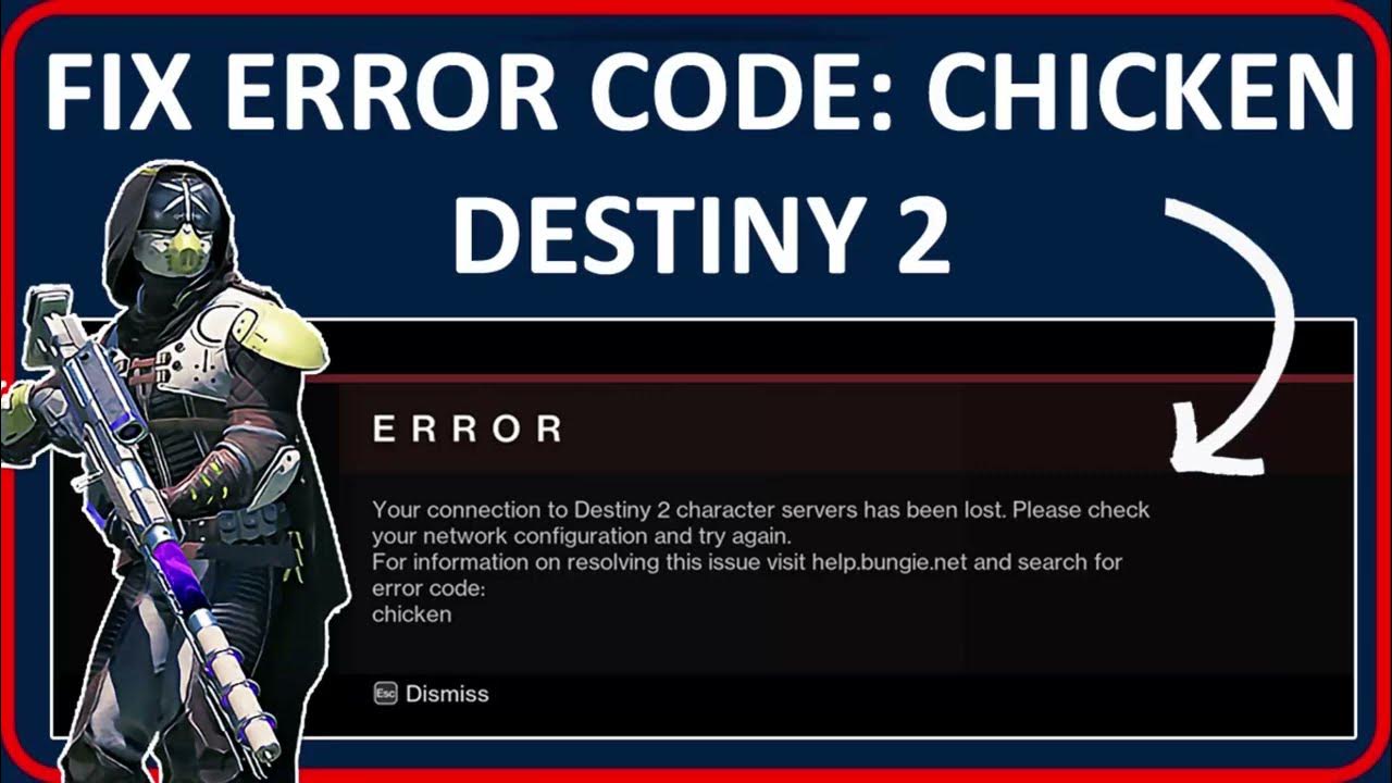 destiny 2 error code chicken solutions that actually work right away